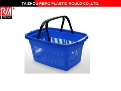 Hand Basket Plastic Supermarket Shopping Basket Mold
