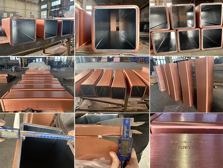 Square Copper Mould Tube for Continuous Casting Machine for Sale