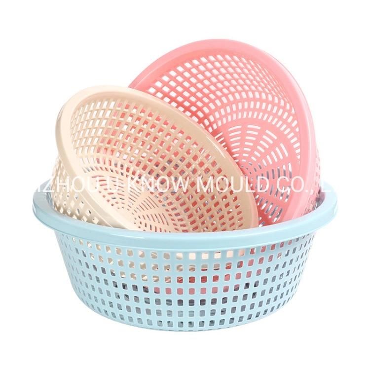 Household Cleaning Sieve Washing Basket Injection Mold Basket Mould