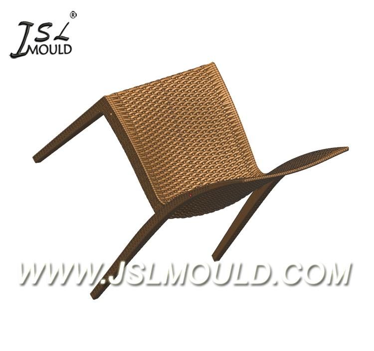 Customized Armless Plastic Rattan Chair Mould