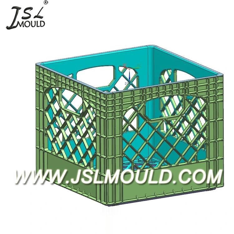 Plastic Rectangular Milk Crate Mould