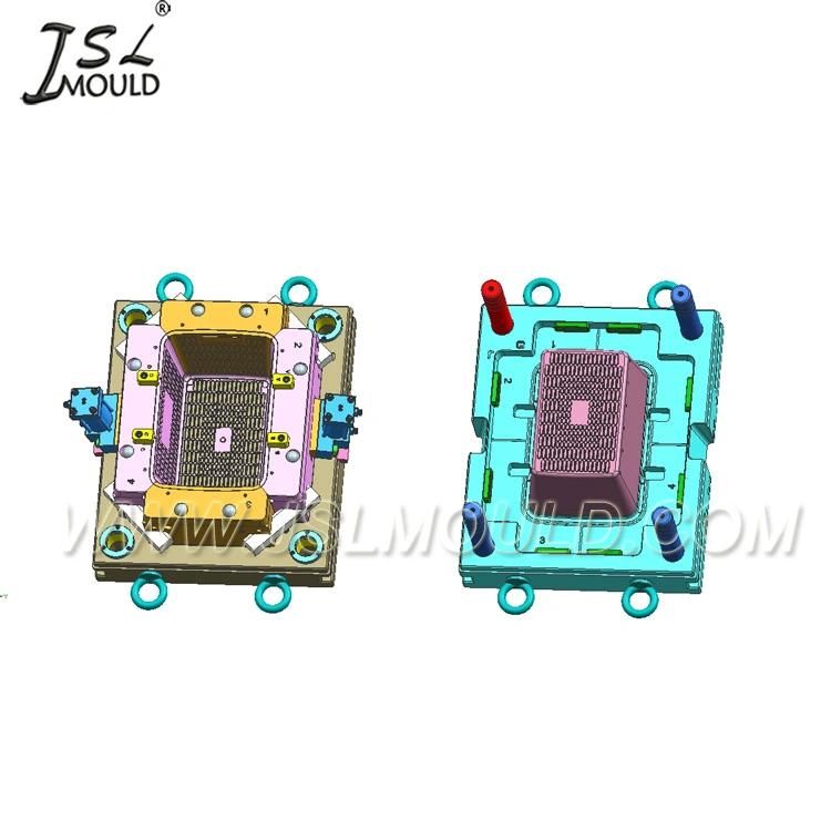 Plastic Supermarket Shopping Basket Mould