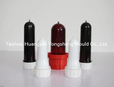 Plastic Injection No Cutting Long Tail Preform Mold