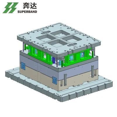 Die Casting 2 Cavity Counter Pressure Subframe Mold