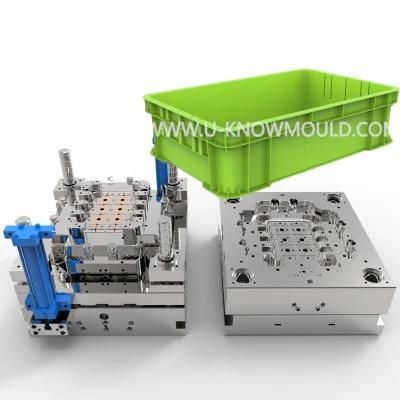 Plastic Turnover Box Injection Mold in China Huangyan