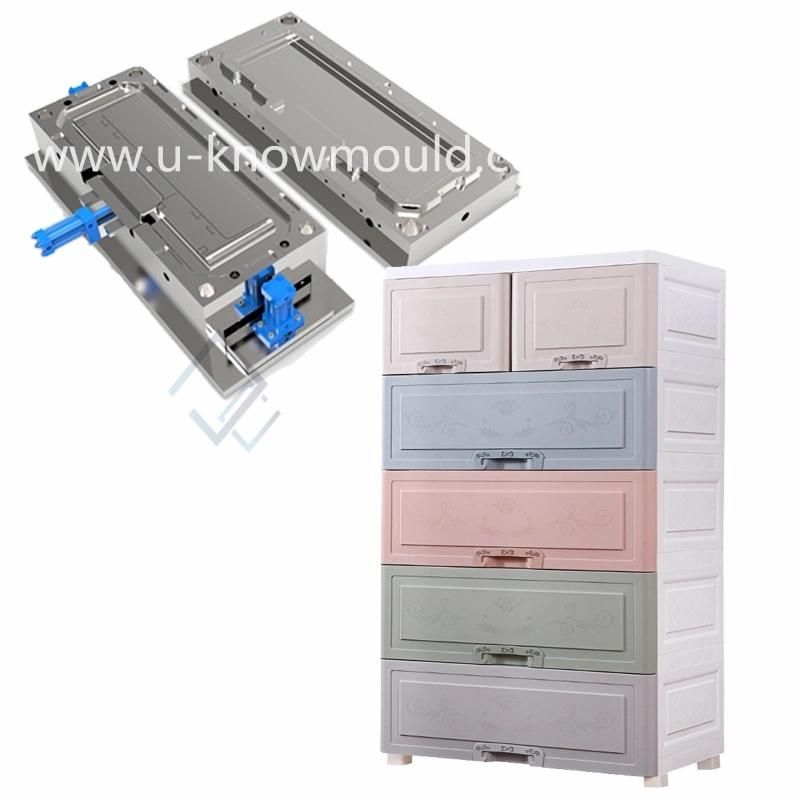 Carved Plastic Drawer Mould Storage Cabinet Mold