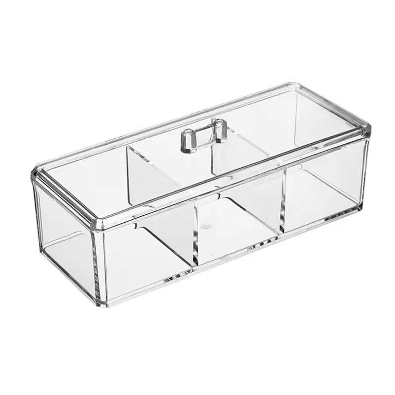 Custom Acrylic Makeup Cosmetic Storage Container Box for Homes or Office