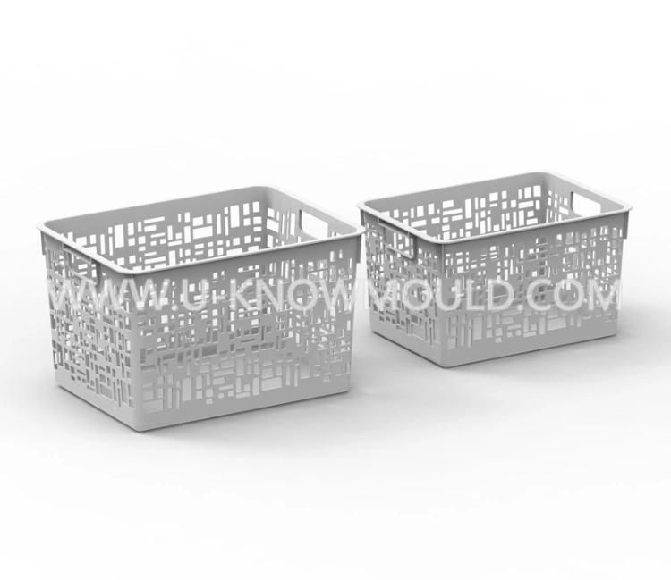 Creative Desk Basket Mold Plastic Carving Empty Basket Mould