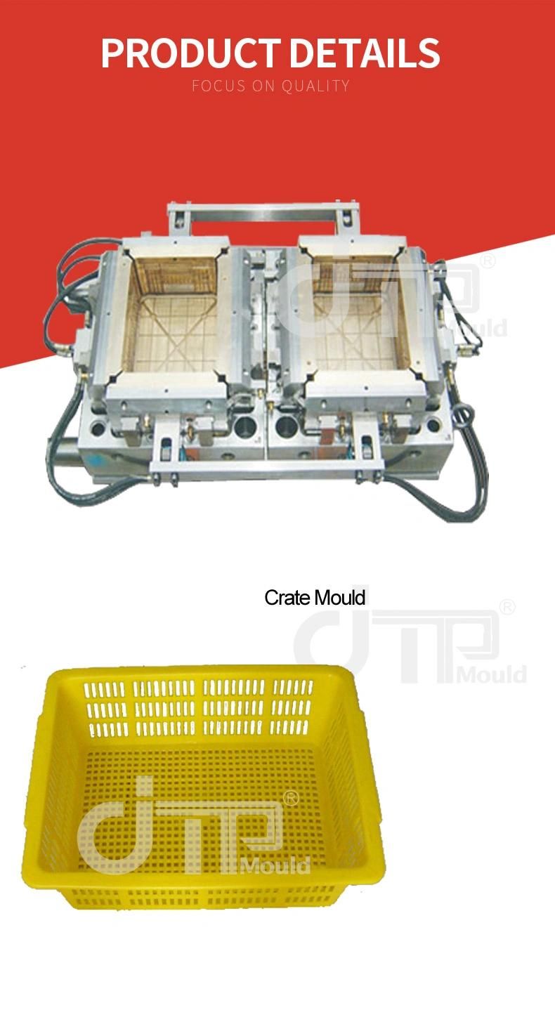 Customized Convenient Use Plastic Injection Crate Mould