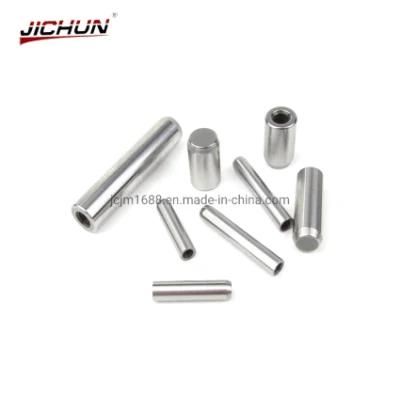 Precision Metal Aluminum Stainless Steel Stepped Threaded Hollow Dowel Pin