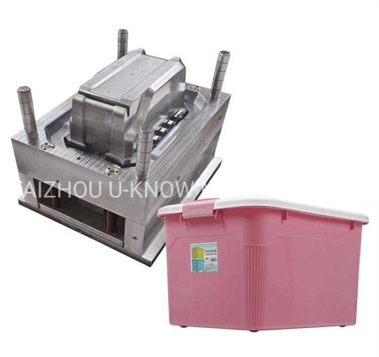 Storage Box Mould with Lid & Handle Plastic Household Mold Supplier