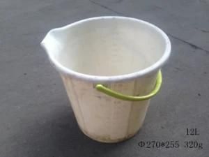 Used Mould Old Mouldplastic Practical Water Bucket -White /Mould