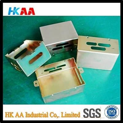 Al5052 Precision Sheet Metal Fabrication Cover Parts with Yellow Conversion Coating