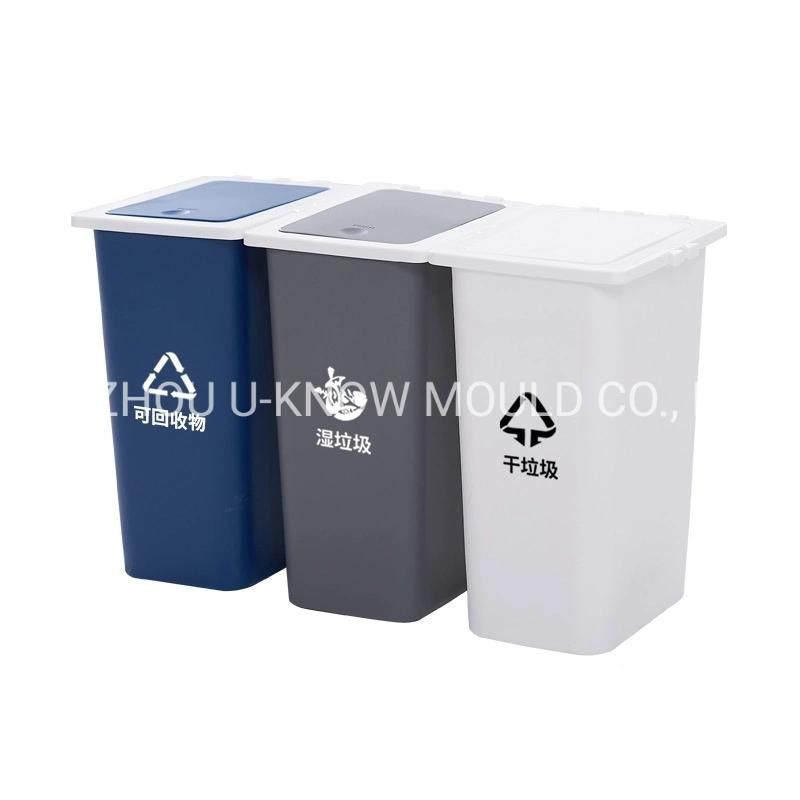 Custom Plastic Injection Garbage Mold Injection Molding for Trash Can