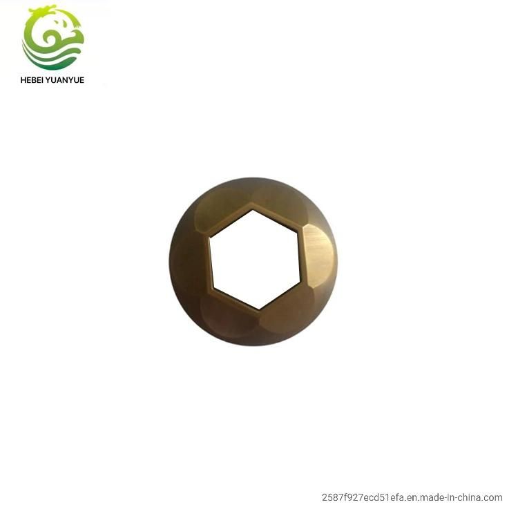 High Precision M2 Material Hex Trimming Die with Tin Coating