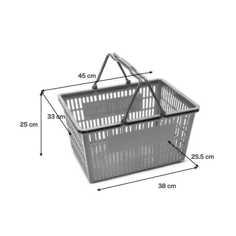 738h Plastic Injection Mold for Recycled Store Hand Shopping Basket