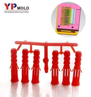 Cheap Plastic Expansion Wall Plug Mould Screw Nail Injection Mold