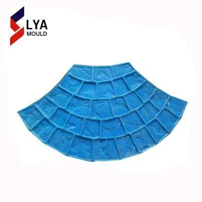 Top Quality Rubber Pavement Stamp Roller Concrete Molds
