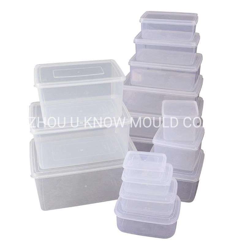 Transparent Plastic Lunch Boxes Mould of Various Styles Food Container Mold