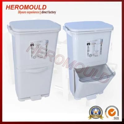 Popular Japan Style 45L Classified Dustbin Mould From Heromould