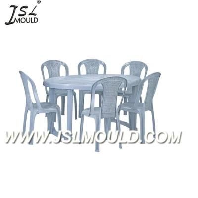 Plastic Outdoor Table and Chair Mould in China Huangyan