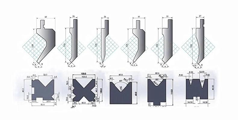 Bending Machine Die Mould Press Brake Tooling Punch Multi Parts