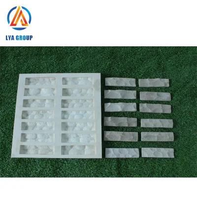 Silicone Rubber 3D Wall Panel Artificial Stone Molds for Decorative Wall