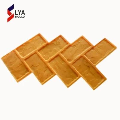 PU Material Rubber Stamp Concrete Paver Mould for Sale