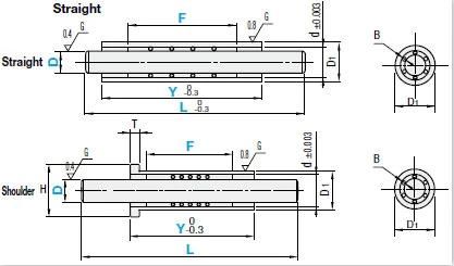 Misumi Standard Professional Manufacture China Factory Miniature Ball Bearing Guide Sets