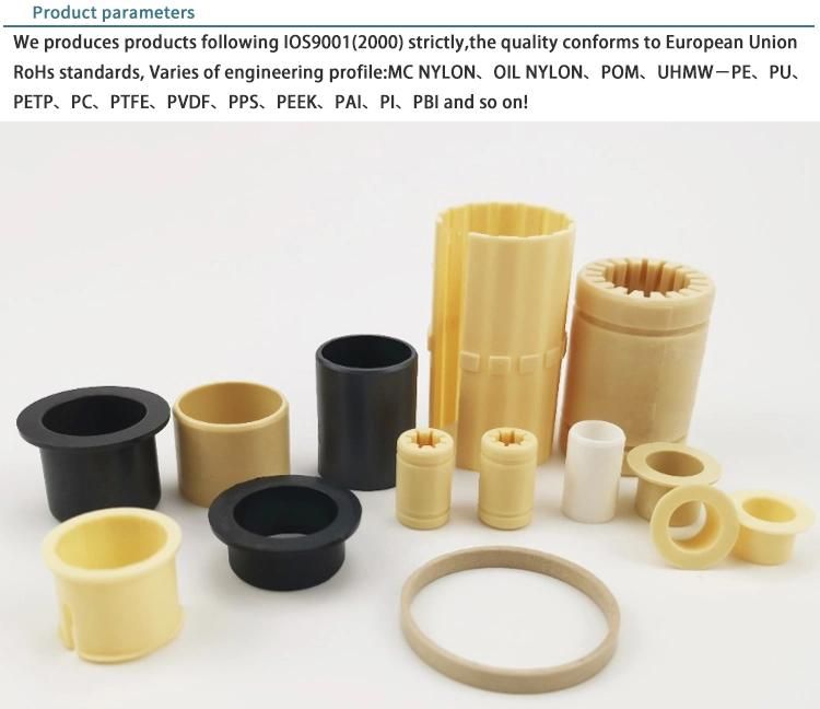 Wholesale Manufacturer CNC Machining PTFE Plastic Ring White Part