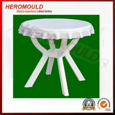 Plastic Round Beer Cap Design Advertising Table Mould From Heromould