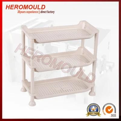 Plastic Floor Stand Bathroom Kitchen Room Storage Shelf Mould From Heromould