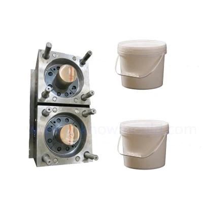 Customized Painting Pail Injection Mould 2 Cavities Paint Bucket Mold