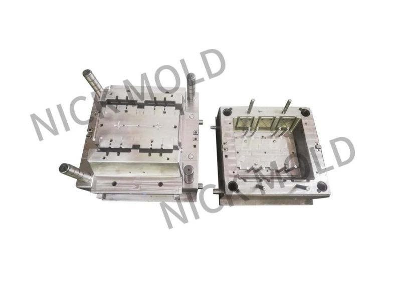 Plastic Electrical Terminal Block Components Cover Base Shroud Injection Molds