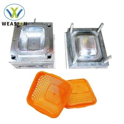 High Density PP Material Plastic Injection Fruits Vegetables Basket Mould