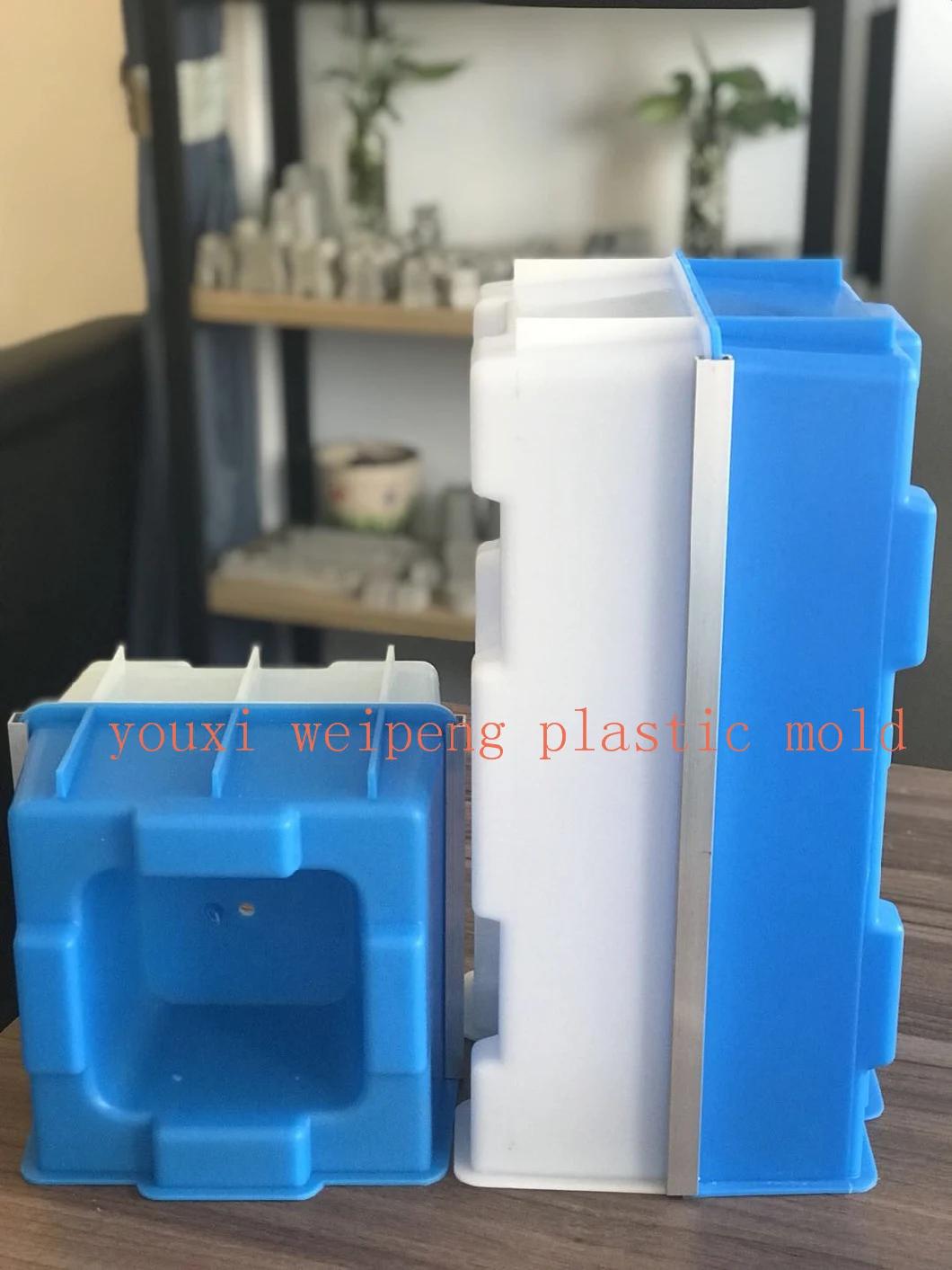 Plastic Concrete Interlocking Hollow Blocks Molds for Decorate Wall