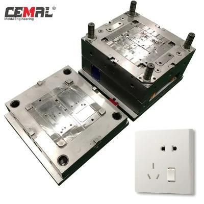 Plastic Injection Mold for Plug Board Switch Socket Panel Cover