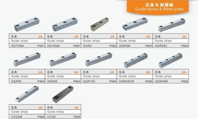 Zz4242 DIN Standard Plastic Injection Mould Tool Guide Strips Flat Guide Bar
