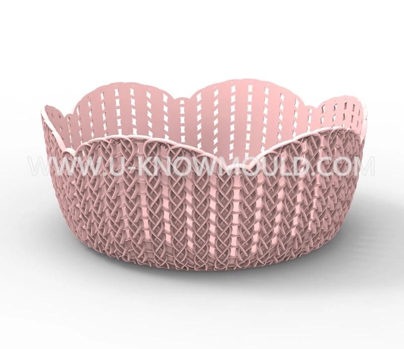 Taizhou Plastic Injection Rattan Mould Kitchenvegetable Fruit Flter Basket Mold