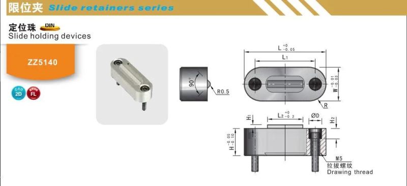 Zz5140-0 Automatic Plastic Injection Mould Die&Mold Tool Moulding Slide Holding Devices