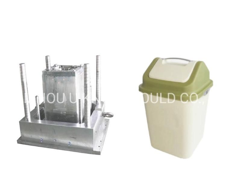 Household Garbage Injection Mould with Cover Trash Bin Mold