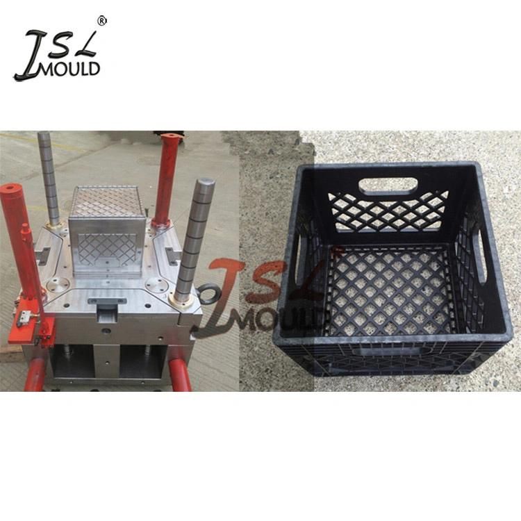 Durable Injection Plastic Storage Dairy Farm Milk Crate Mould