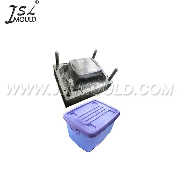 Heavy Duty Injection Plastic Storage Tote Bin Mould