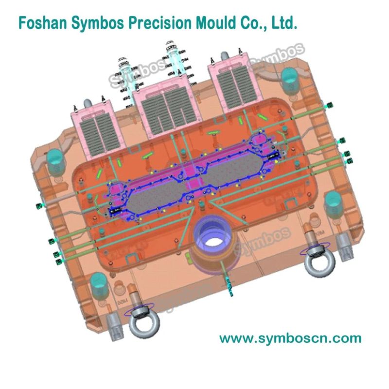 High Precision Complex New Energy Auto Mould Hybrid Car Molds New Energy Radiator Housing Mould Hybrid Car Clutch Housing Mould Hybrid Battery Case Die