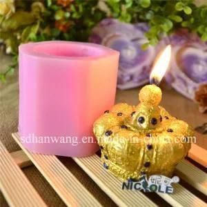 Lz0018 Crown Shape Decorative Candle Silicone Molds