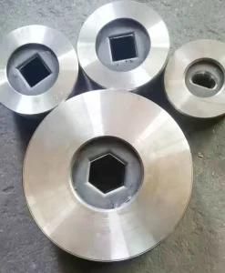 Customized Tungsten Carbide Shaped Wire Drawing Die Yg6 Yg8 Square Triangle Hexagonal Tc ...
