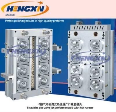 8 Cav. Jar Container Hot Runner Mould