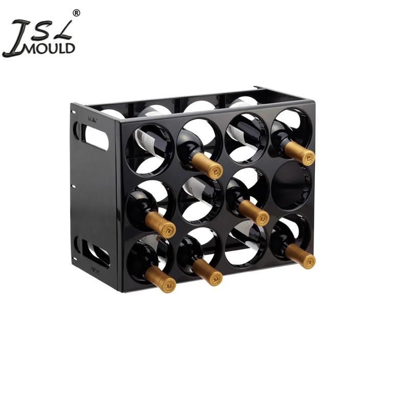 High Quality Plastic Wine Bottle Storage Crate Mould