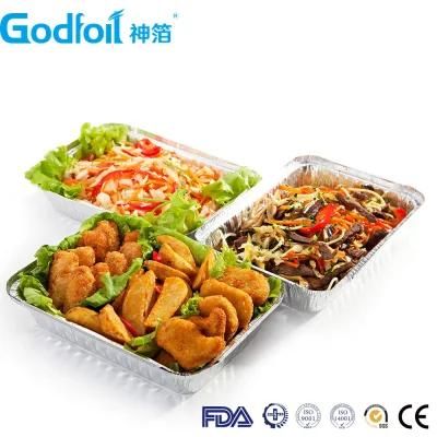 Food Use Aseptic Disposable Bread Is Baked Aluminum Foil Catering Container