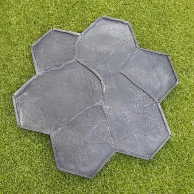 Stamped Concrete Mold for Garden Pavement Rubber Polyurethane Stamp Mat Mold